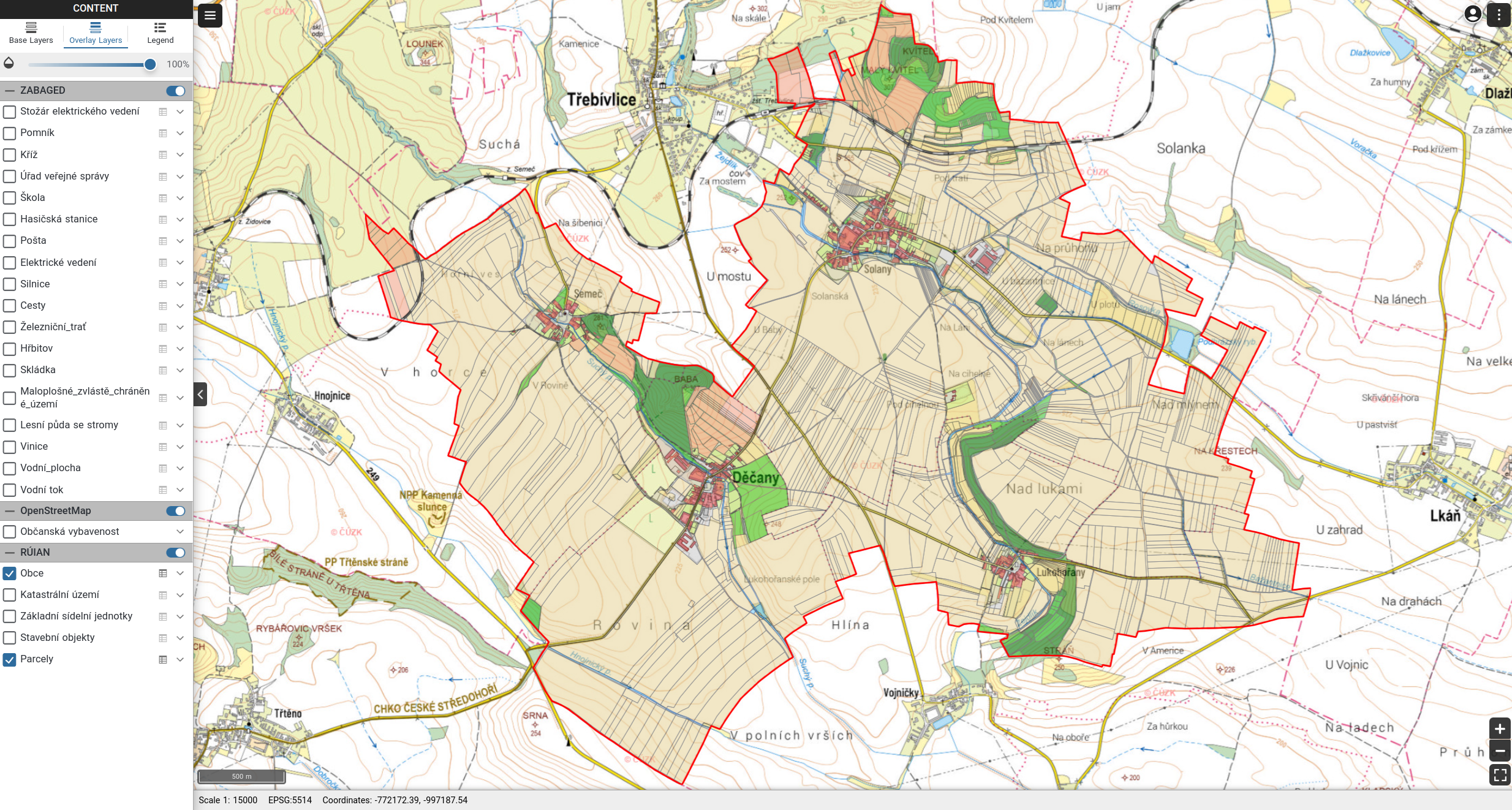Gisquick: zobrazení mapové aplikace