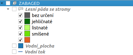 Nastavení stylu u WFS vrstev